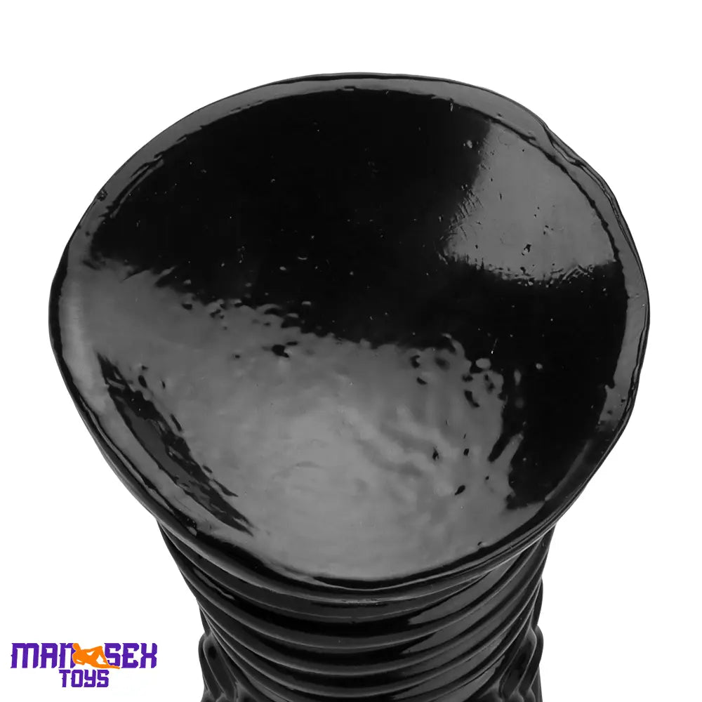 6.1in 8.46in 10.43in Fantasy Black Large Dildo Butt Plug For Fist Sex Toy