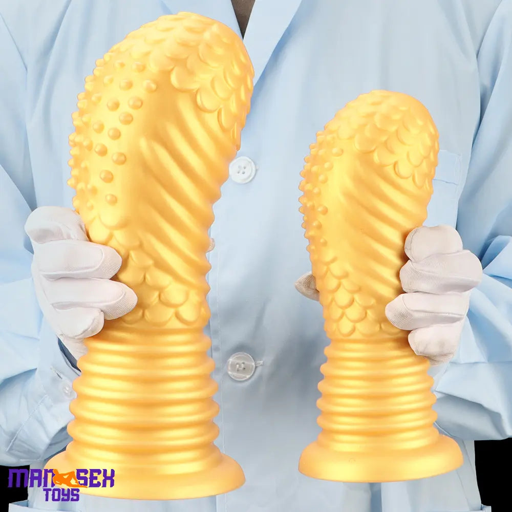 6.1in 8.46in 10.43in Soft Liquid Silicone Thick Fantasy Fat Butt Plug Dildo