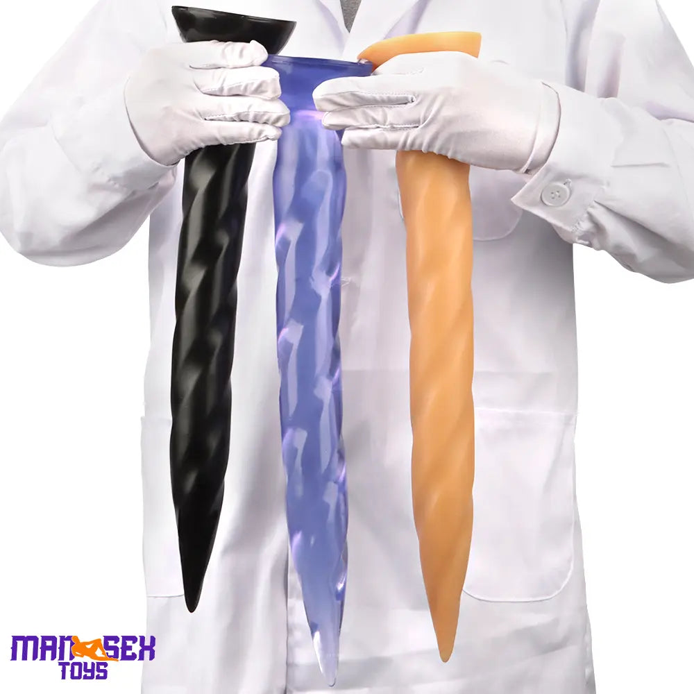 11.41in 14.56in 17.71in Super Large Long Thick Sharp Cock Butt Plug Dildo