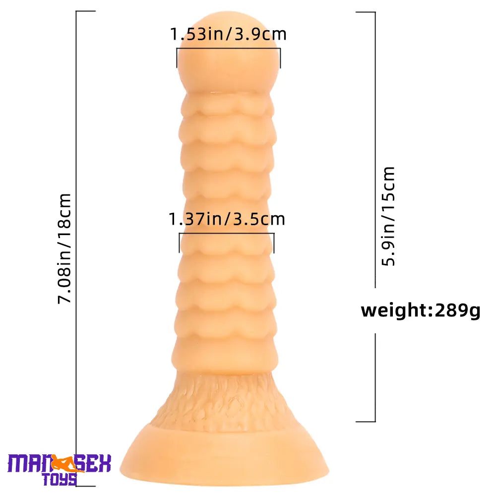7.08in Fantasy Women Men Dildo Adult Sex Toy For Anal Vaginal Cock Sex
