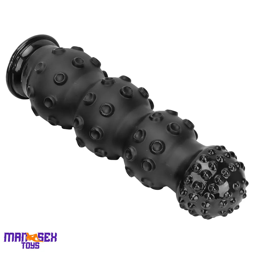 6.7in 9.84in 13.38in Super Black Animal Octopus Cock Dildo Butt Plug