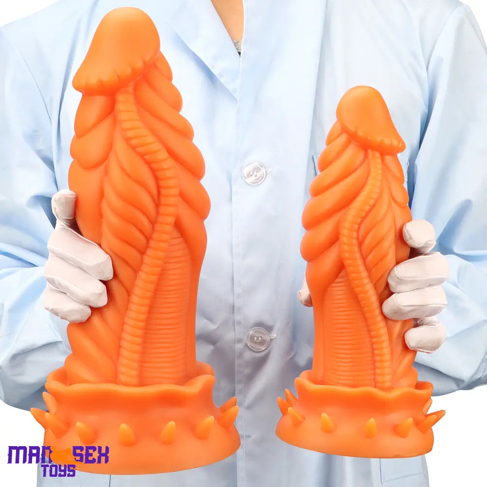 7.87in 10.43in 12.6in Fantasy Silicone Big No Eggs Stimulation Dragon Dildo