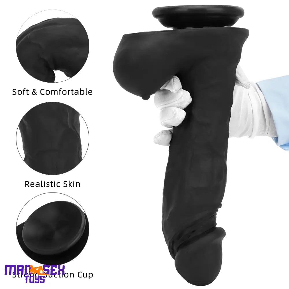 12in Soft Silicone Big Realistic Dildo For Women Masturbation Adult Cock
