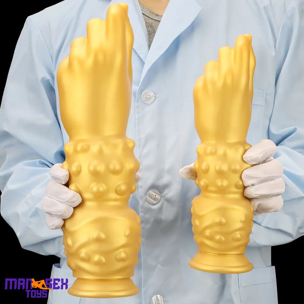 7.87in 10.82in 14in Thick Large Silicone Soft Hands Fist Anal Wide Dildo