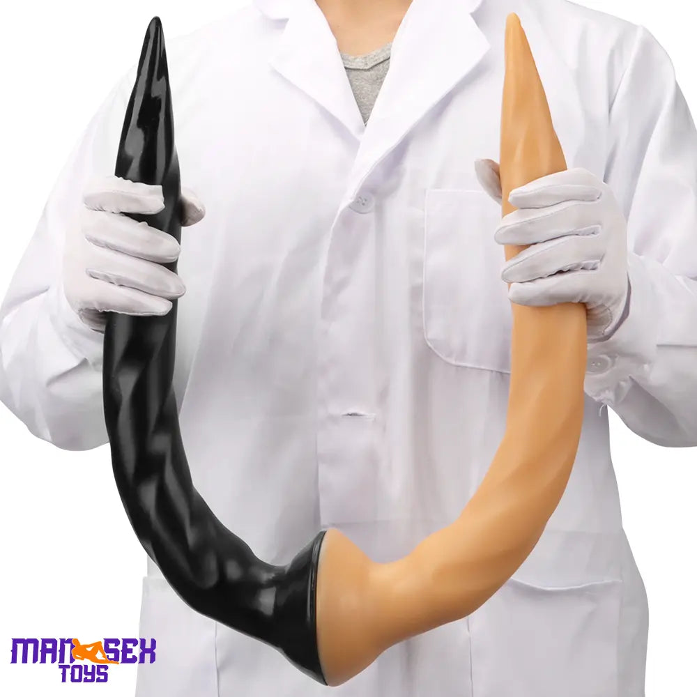 11.41in 14.56in 17.71in Super Large Long Thick Sharp Cock Butt Plug Dildo