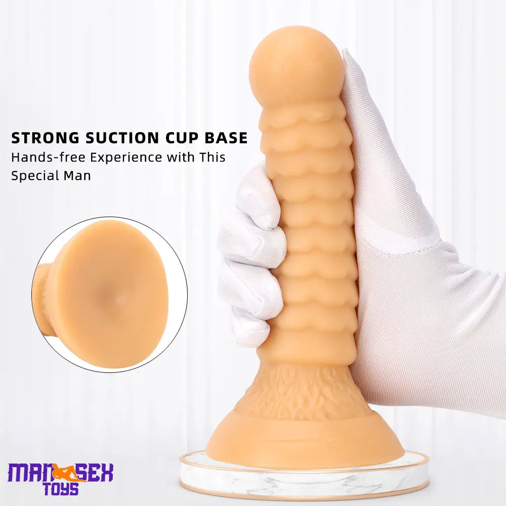 7.08in Fantasy Women Men Dildo Adult Sex Toy For Anal Vaginal Cock Sex