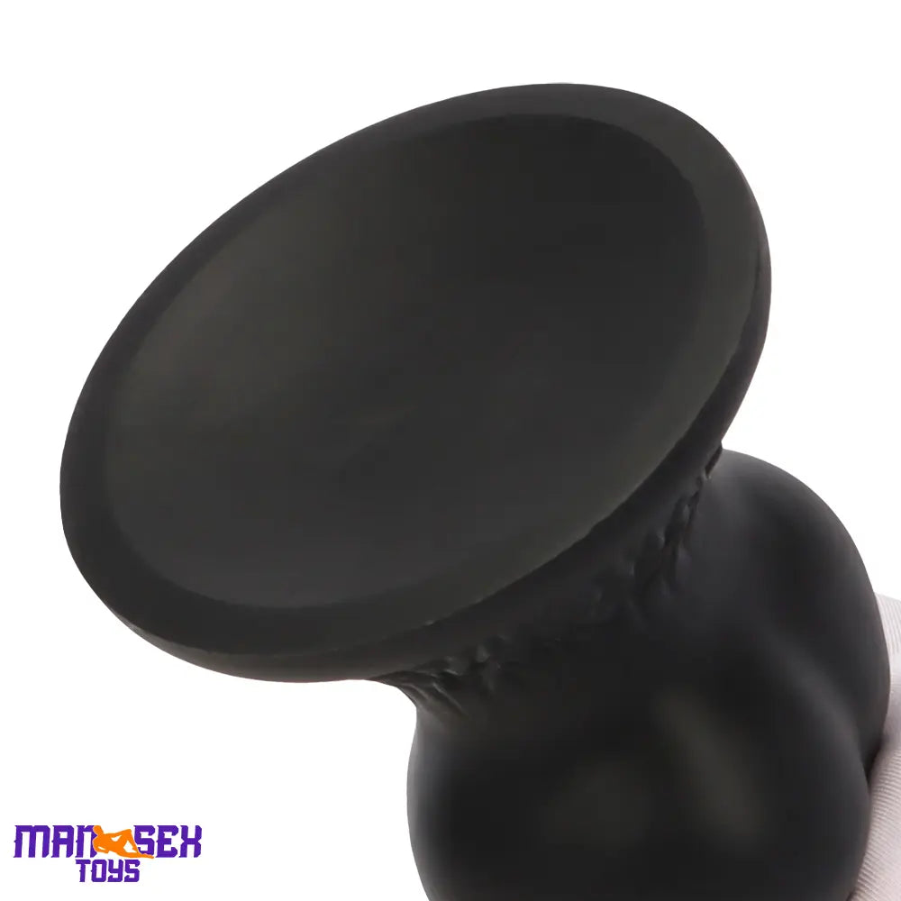 7.28in 7.48in 9.64in 10.62in 13in Big Black Silicone Dog Cock Male Dildo