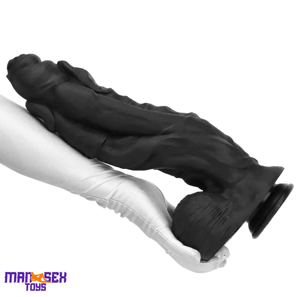 11.41in 12.6in 15in Super Big Silicone Soft Black Fantasy Durable Sex Dildo