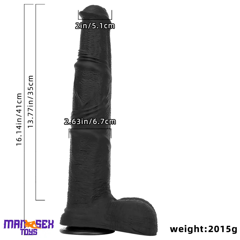 16.14in Super Long Silicone Huge Soft Animal Horse Cock Dildo Sex Cock