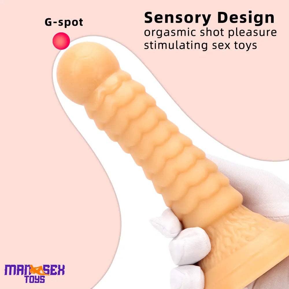 7.08in Fantasy Women Men Dildo Adult Sex Toy For Anal Vaginal Cock Sex