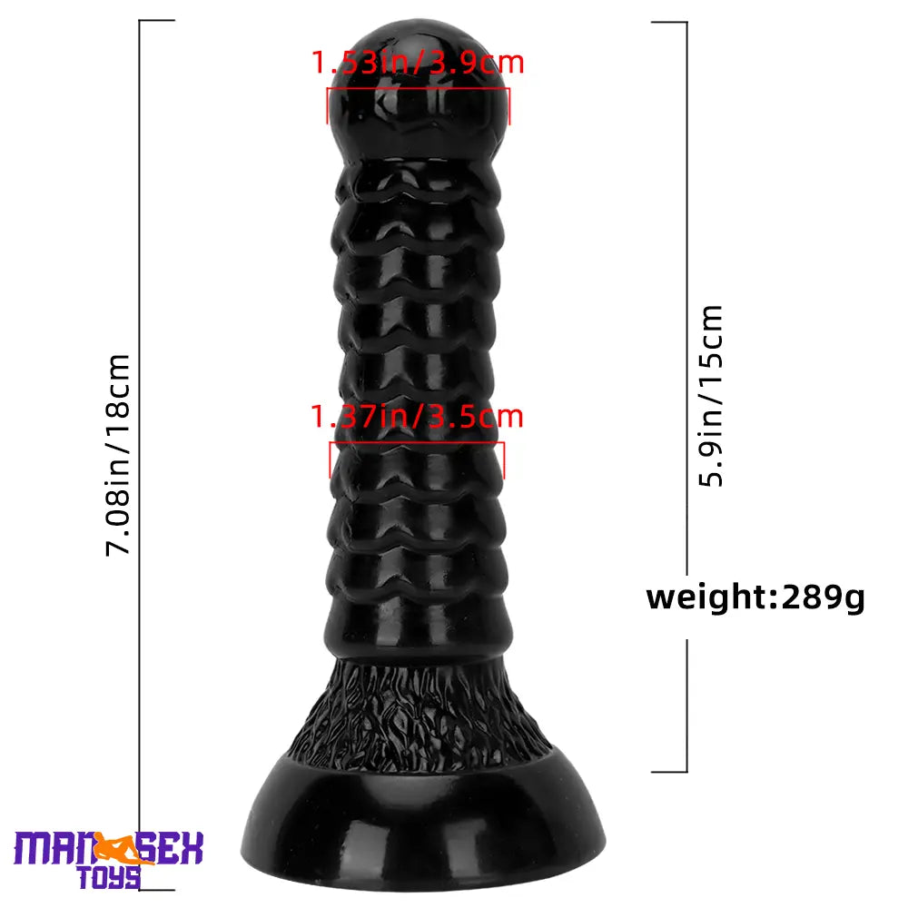 7.08in Fantasy Women Men Dildo Adult Sex Toy For Anal Vaginal Cock Sex