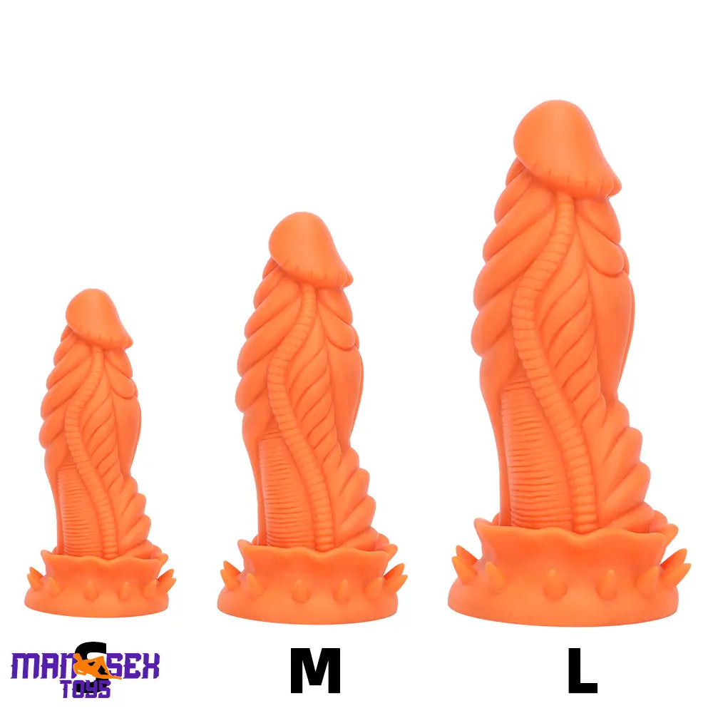 7.87in 10.43in 12.6in Fantasy Silicone Big No Eggs Stimulation Dragon Dildo