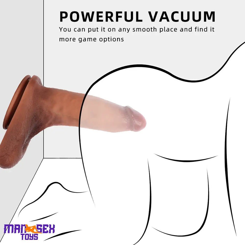 9.25in 10.23in Premium Soft Liquid Silicone Big Real Dildo For Women Cock