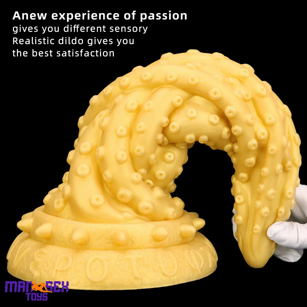 15in Liquid Large Soft Silicone Fantasy Thick Octopus Dildo Cock Love Toy