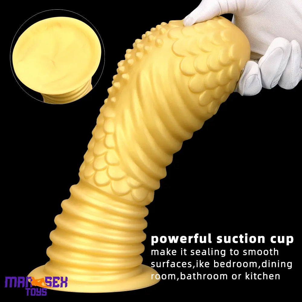 6.1in 8.46in 10.43in Soft Liquid Silicone Thick Fantasy Fat Butt Plug Dildo