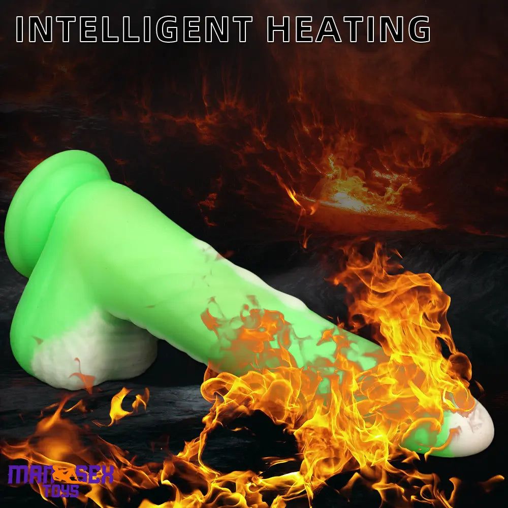 9.84in Big Smart Heating Thrusting Vibrating Remote Auto Electric Dildo