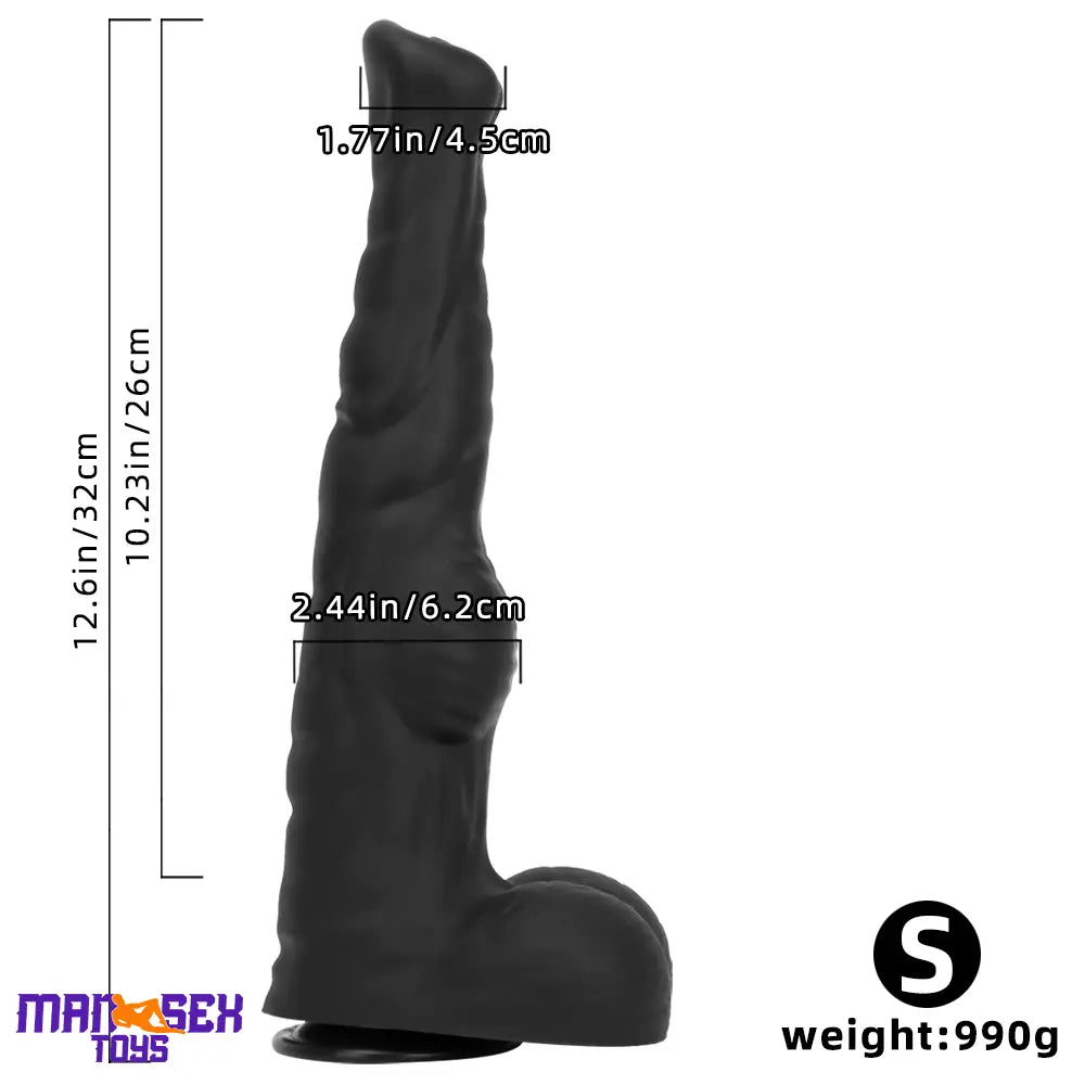 12.61in 14.17in 16in Huge Long Silicone Soft Horse Cock Stimulation Dildo