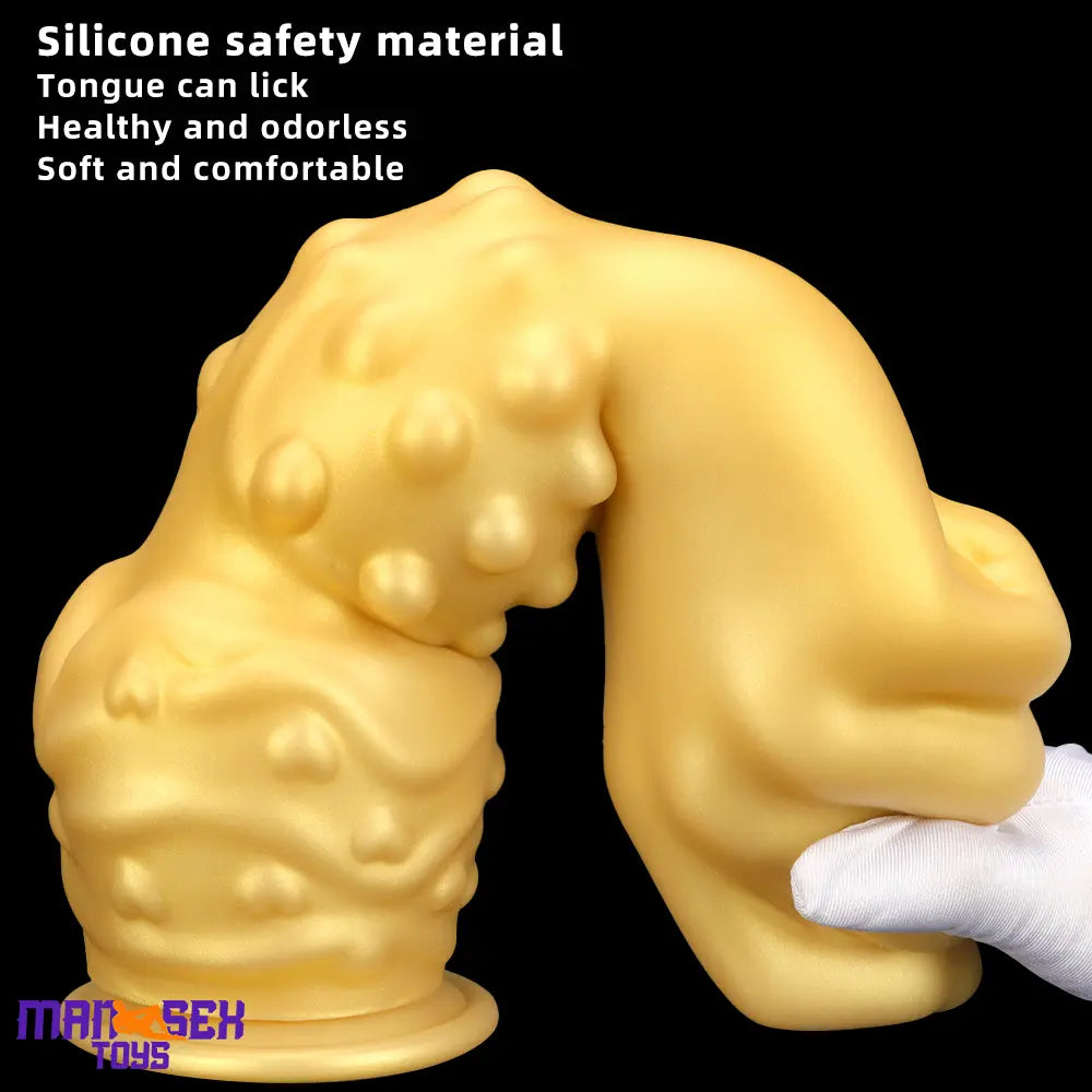 7.87in 10.82in 14in Thick Large Silicone Soft Hands Fist Anal Wide Dildo