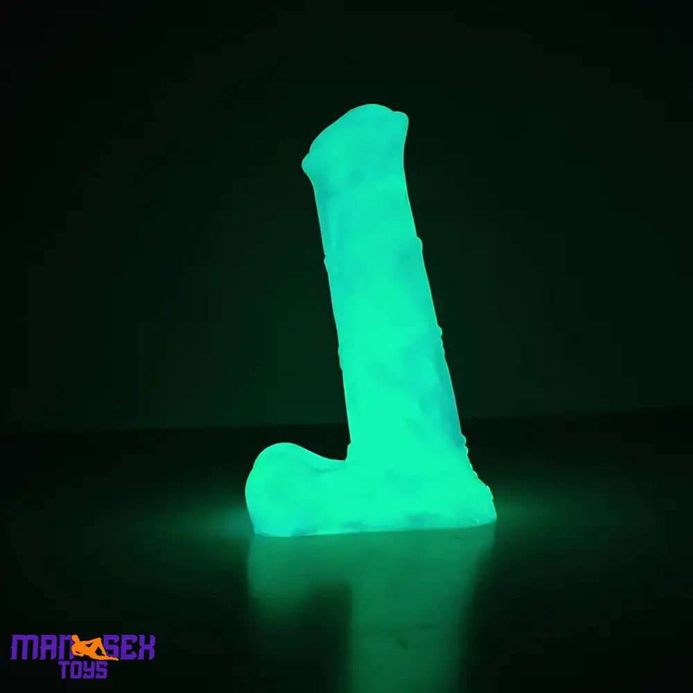 7.78in Liquid Silicone Fantasy Horse Glowing Luminous Durable Cock Dildo