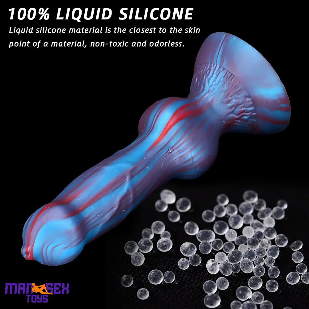 3.81in Mini Soft Silicone Lifelike Animal Dog Penis Dildo For Cock Beginners