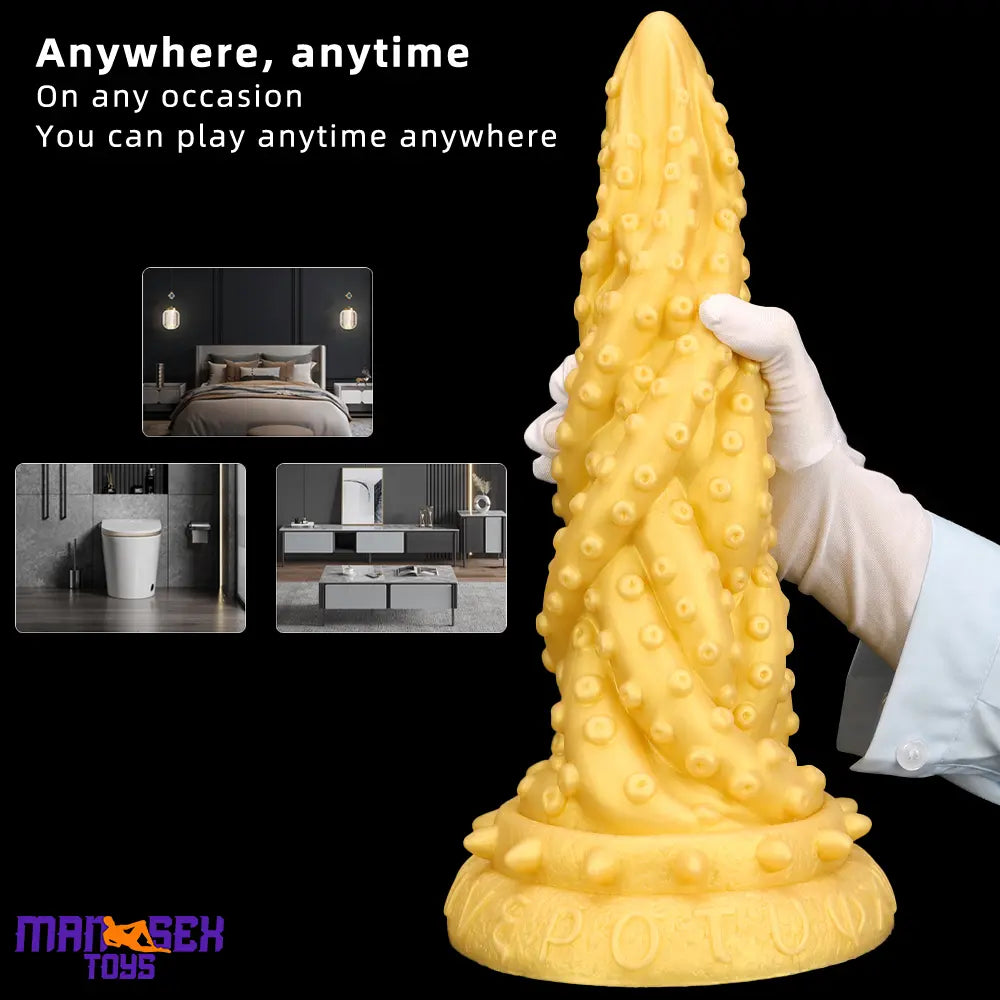 15in Liquid Large Soft Silicone Fantasy Thick Octopus Dildo Cock Love Toy