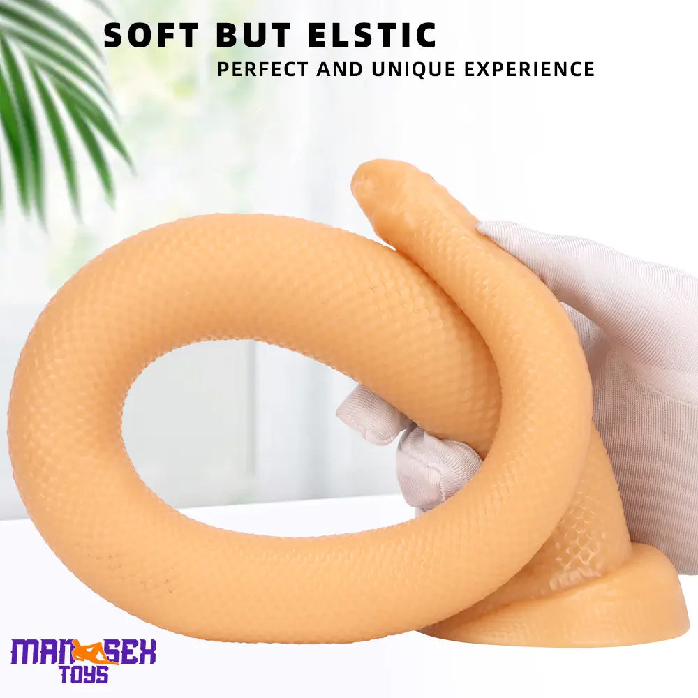20.07in Long Huge Colorful Snake Dildo For Anal Vaginal Expansion Love