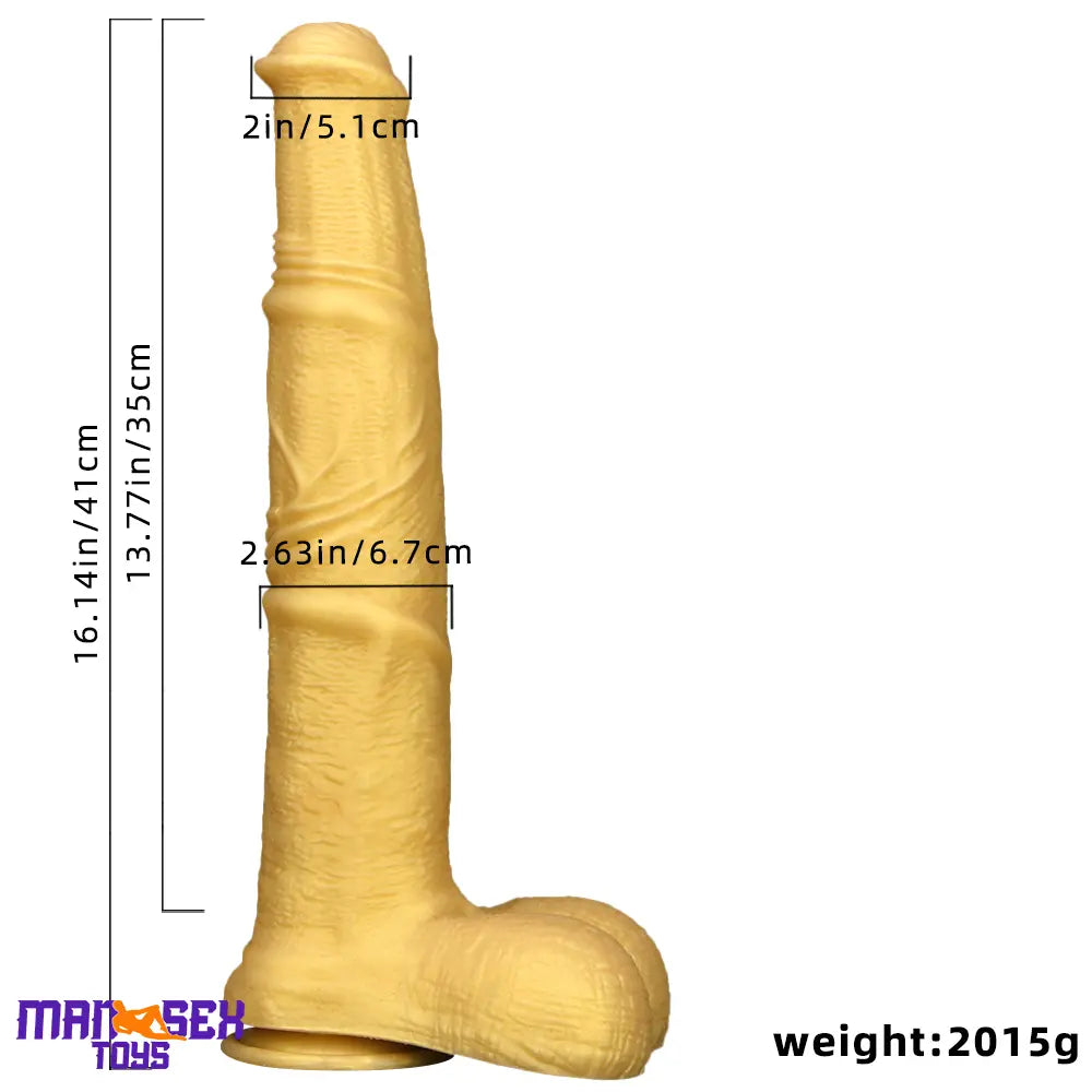 16.14in Super Long Silicone Huge Soft Animal Horse Cock Dildo Sex Cock