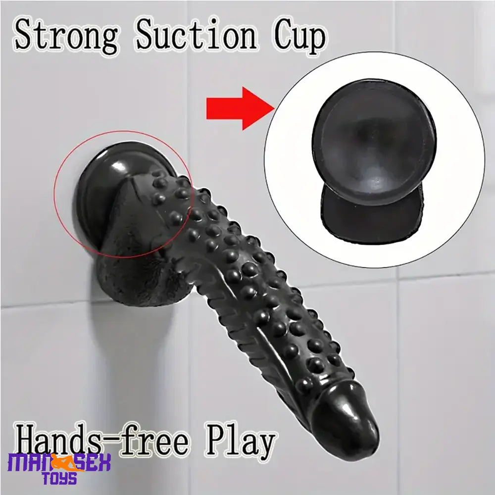 10.6in Spiked Big Fantasy Grainy Dildo For Vagina Cock Prostate Stimulation