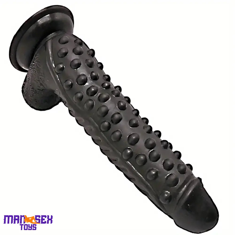 10.6in Spiked Big Fantasy Grainy Dildo For Vagina Cock Prostate Stimulation