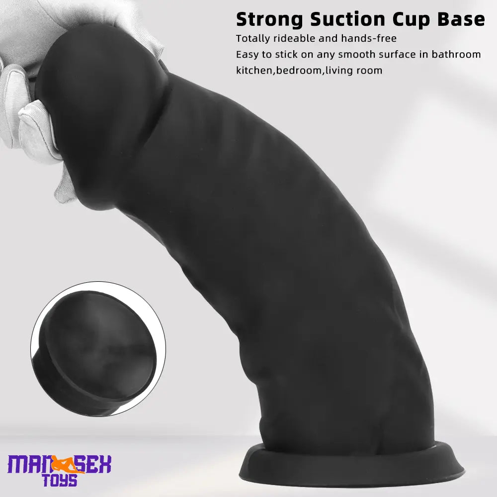 9.25in 11.02in 12.2in Super Big Silicone Soft Mushroom Head Durable Dildo