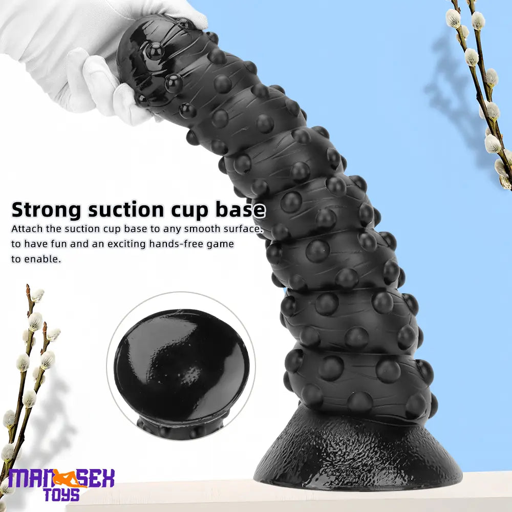 7.48in 11.22in 15in Huge Black Spiral Animal Octopus Big Dildo Butt Plug