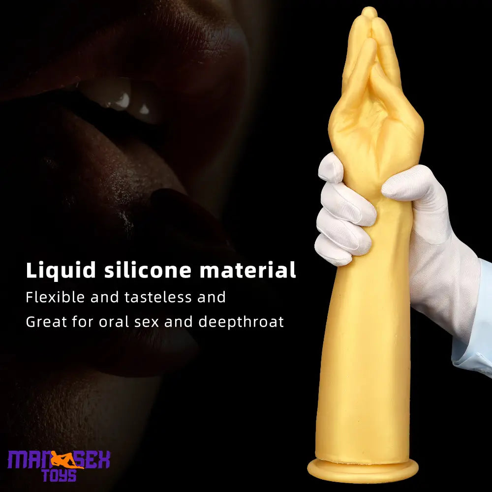 14.17in Super Big Long Soft BDSM Hands Dildo For Fisting Durable Sex Toy