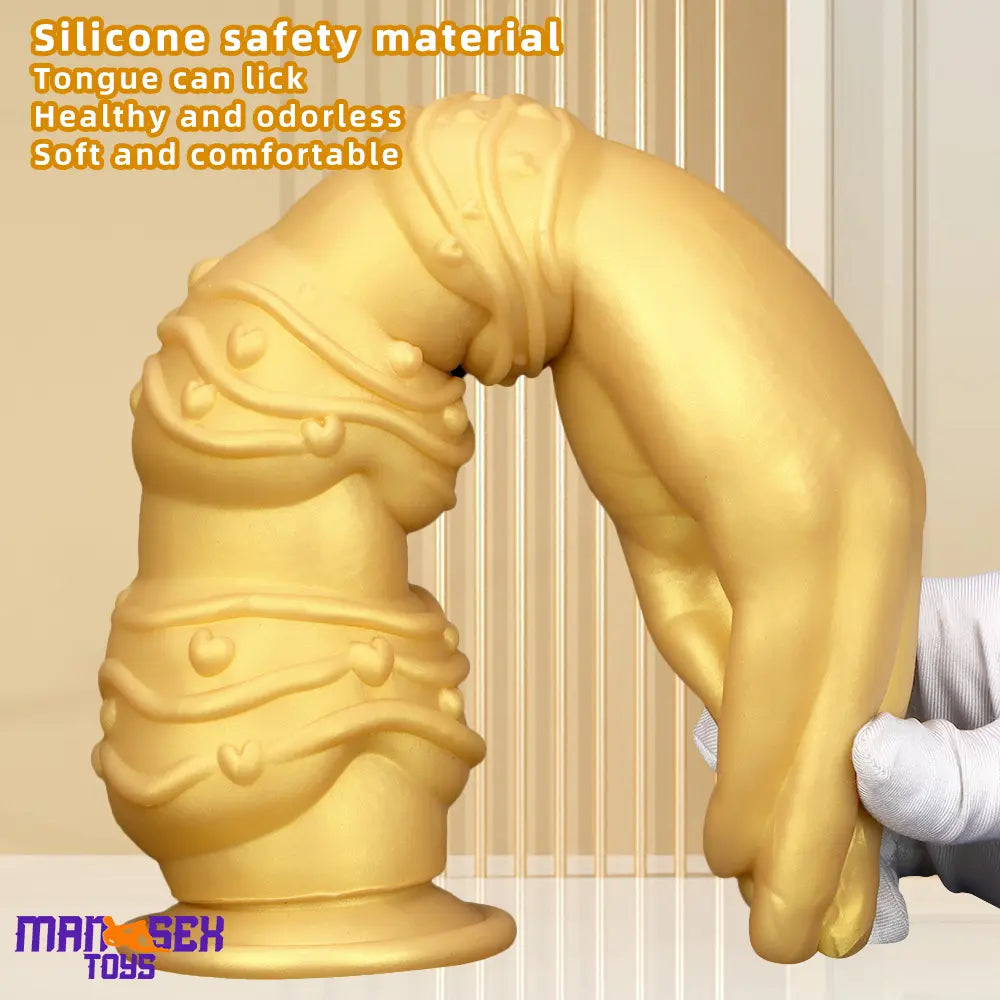 7.28in 9.84in 13.38in Premium Silicone Soft Fist Hands Big Durable Dildo