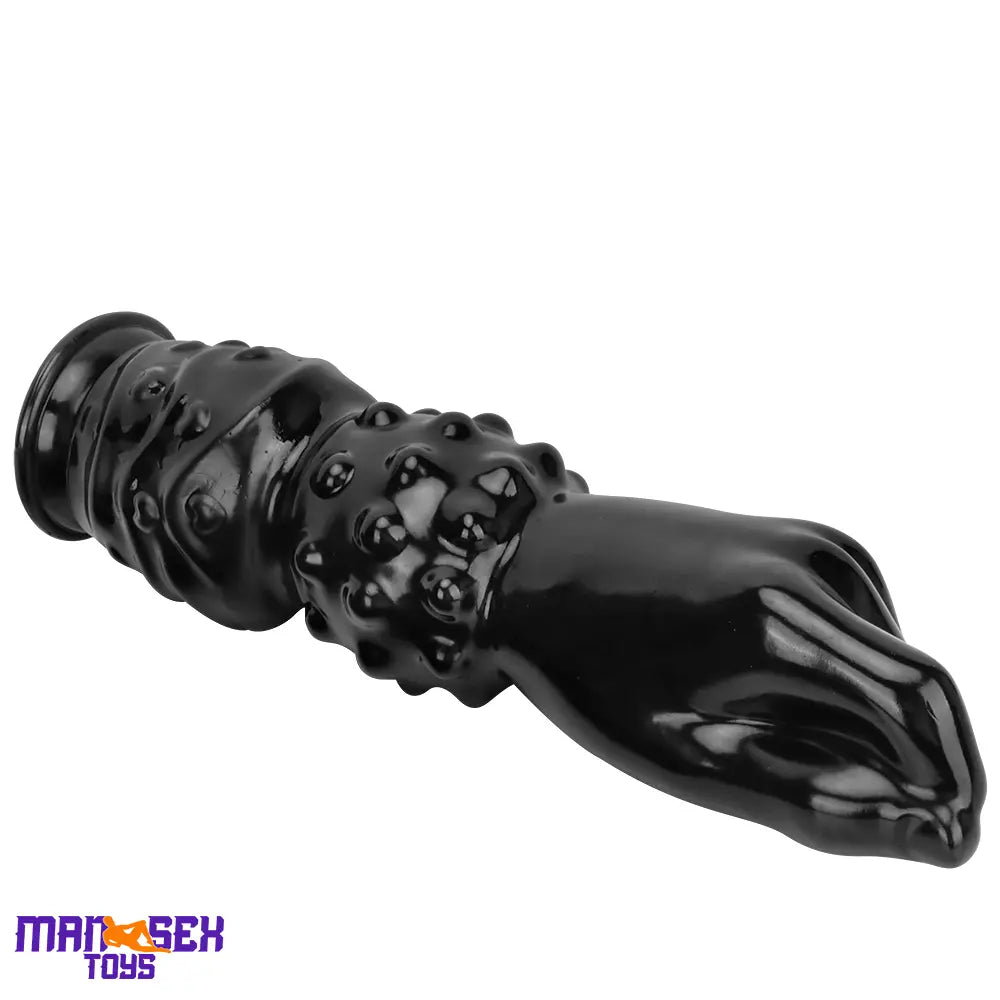 7.67in 11.41in 14in Large Thick Black Hands Fist Dildo For Anal Wide Sex