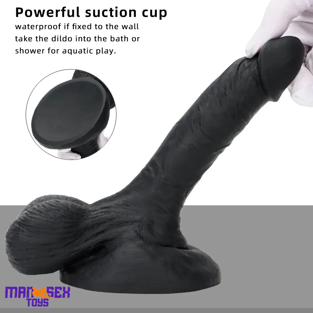 7.48in Big Suction Cup Silicone Soft Mixed Color Dildo For Sex Toy Love
