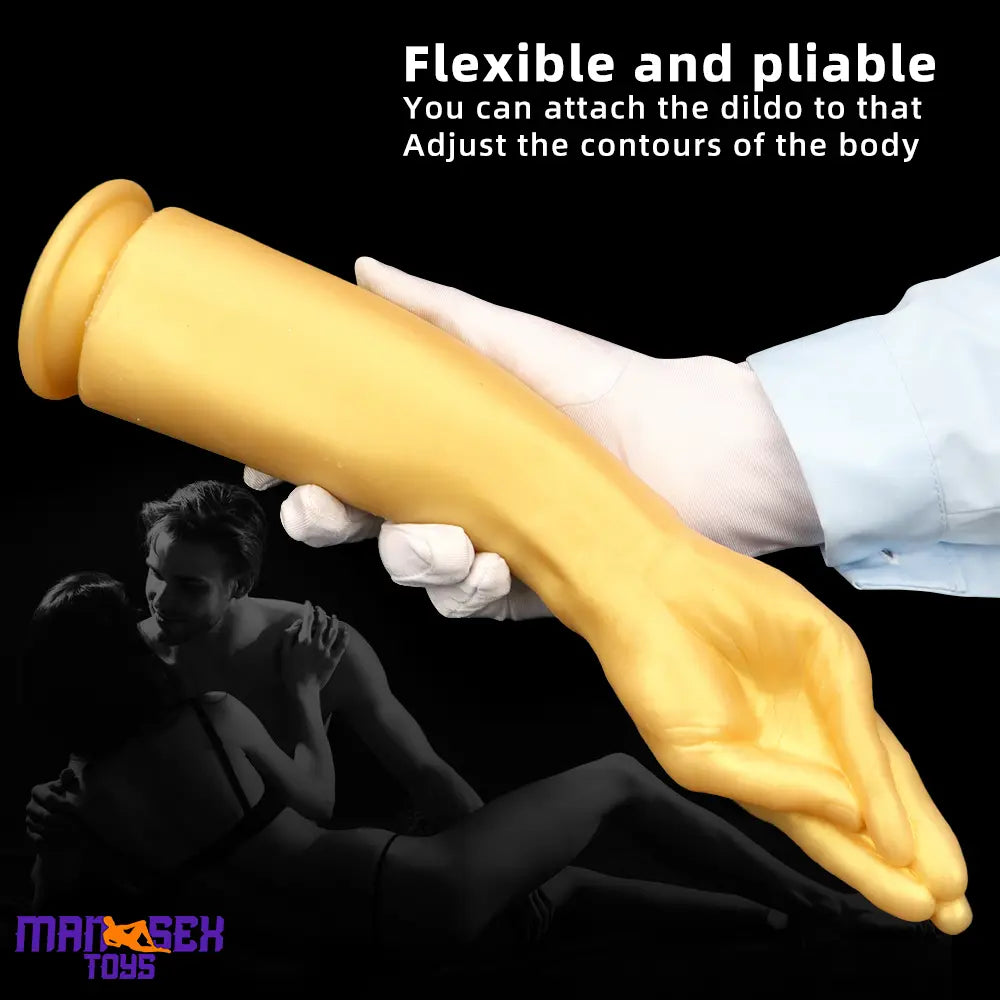 14.17in Super Big Long Soft BDSM Hands Dildo For Fisting Durable Sex Toy