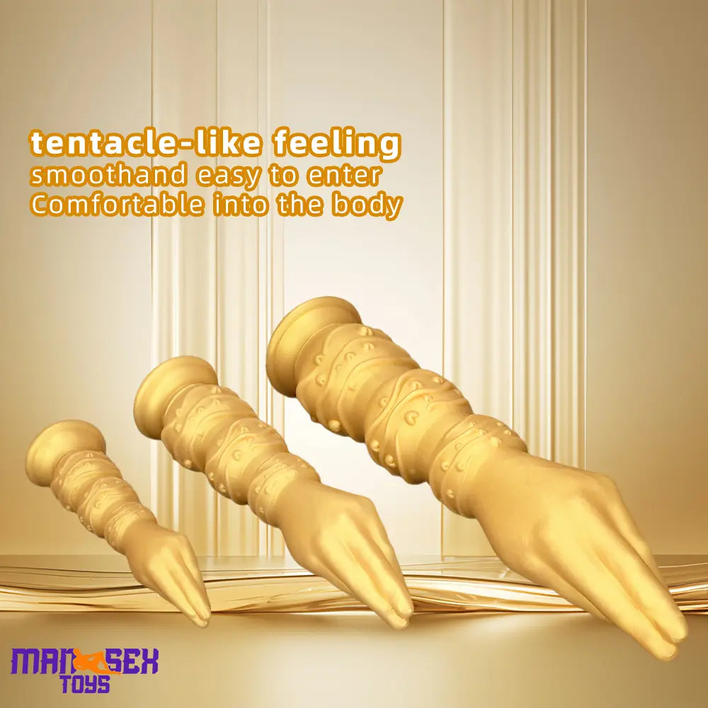 7.28in 9.84in 13.38in Premium Silicone Soft Fist Hands Big Durable Dildo