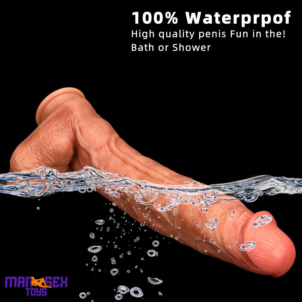 17in Super Large Long Silicone Soft Dual Density Anal Dildo For Male Sex