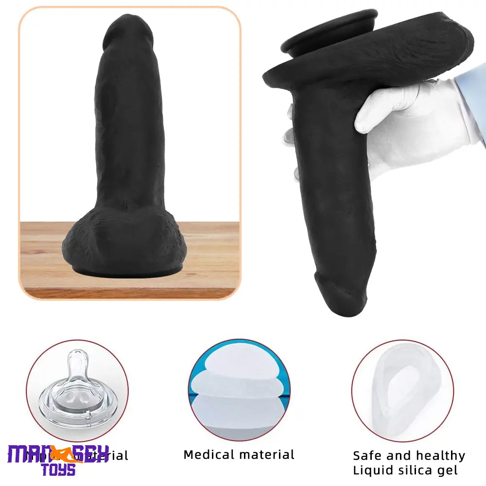 9.25in 10.23in Premium Soft Liquid Silicone Big Real Dildo For Women Cock
