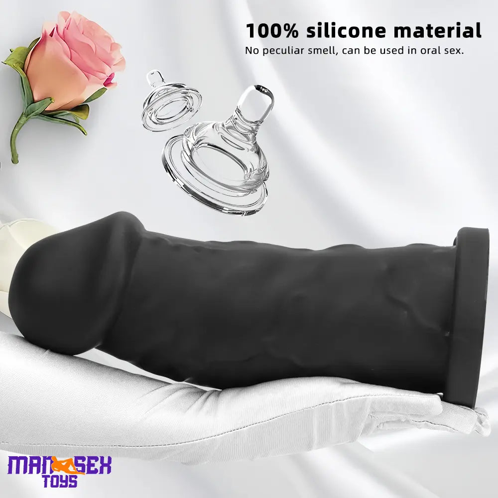 9.25in 11.02in 12.2in Super Big Silicone Soft Mushroom Head Durable Dildo