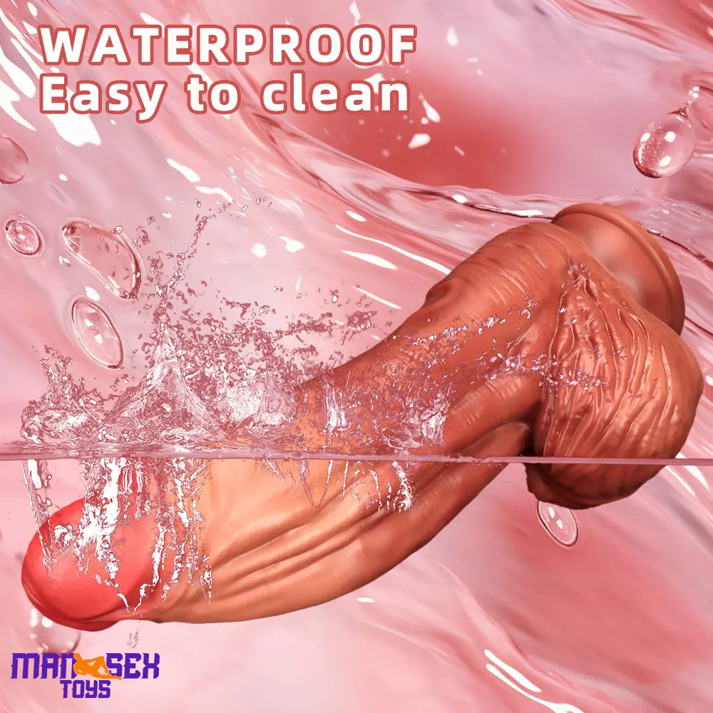 26.18in Realistic Super Long Huge Thick Soft Fat Durable Dildo For Anus