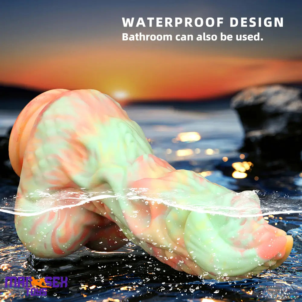 9.44in Fantasy Big Silicone Soft Mixed Color Dildo For Sex Orgasm Cock