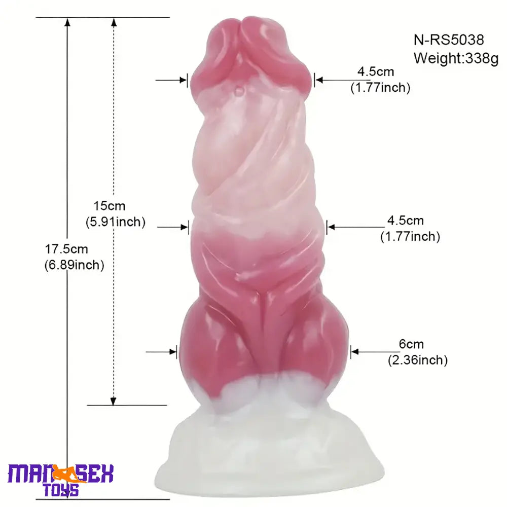 6.89in Liquid Silicone Monster Fantasy Durable Dildo For Couples Play