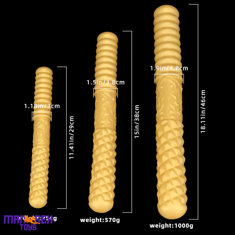 11.41in 15in 18.11in Liquid Large Soft Long Silicone Dual Ended Cock Dildo