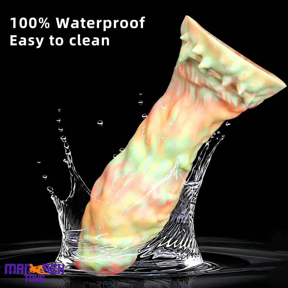 9.44in Fantasy Mixed Color Silicone Soft Big Dildo For Anal Vaginal Cock