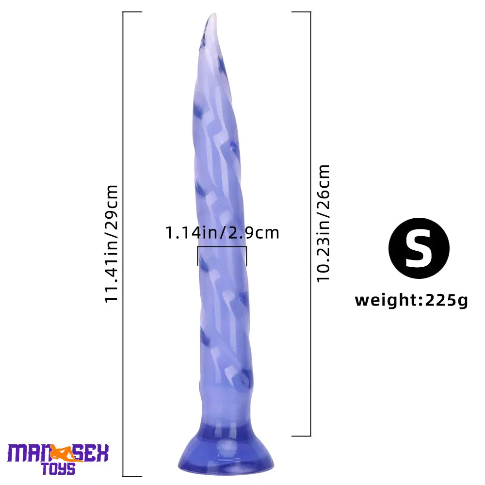 11.41in 14.56in 17.71in Super Large Long Thick Sharp Cock Butt Plug Dildo