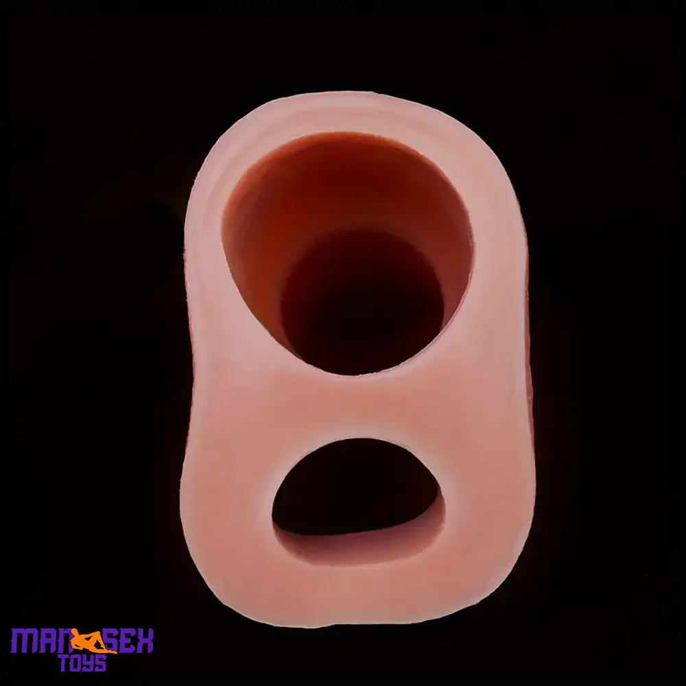 8.46in Realistic Large Silicone Soft Dildo Sleeve With Pearl Cock Sex Toy