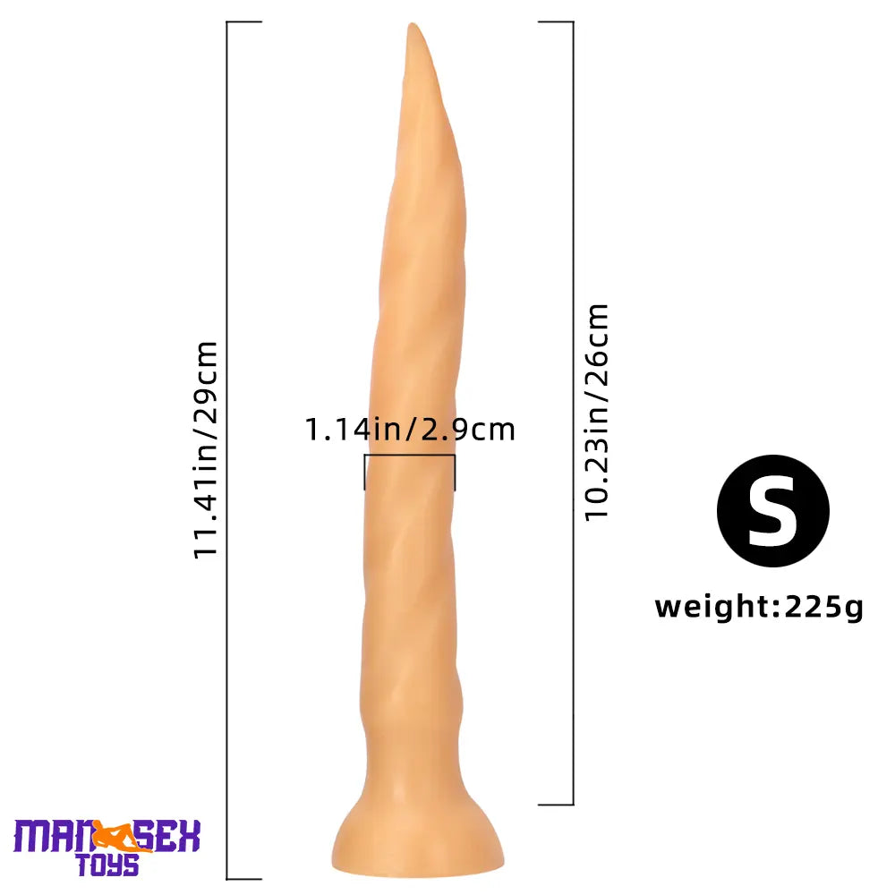 11.41in 14.56in 17.71in Super Large Long Thick Sharp Cock Butt Plug Dildo