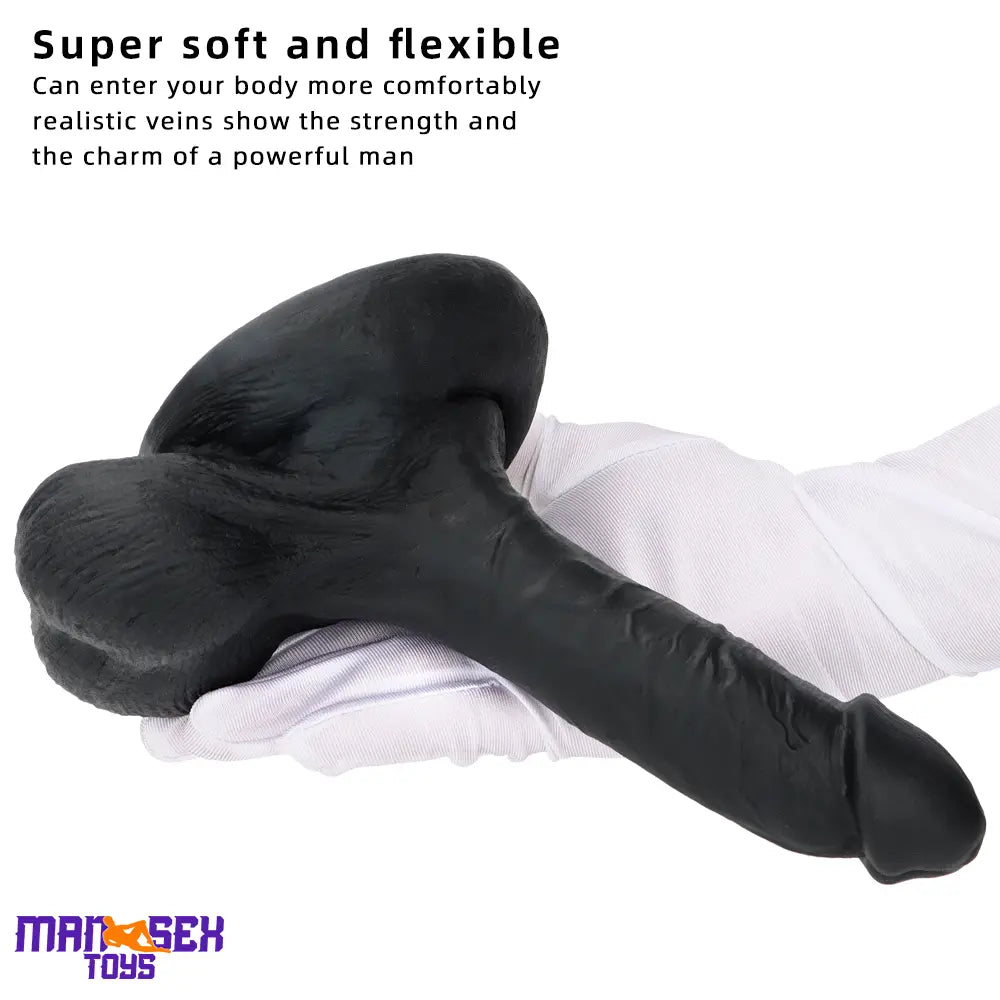 7.48in Big Suction Cup Silicone Soft Mixed Color Dildo For Sex Toy Love