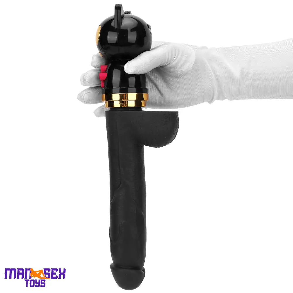 7.87in Cat Heating Thrusting Vibrating Automatic Dildo Gun Fucking Machine